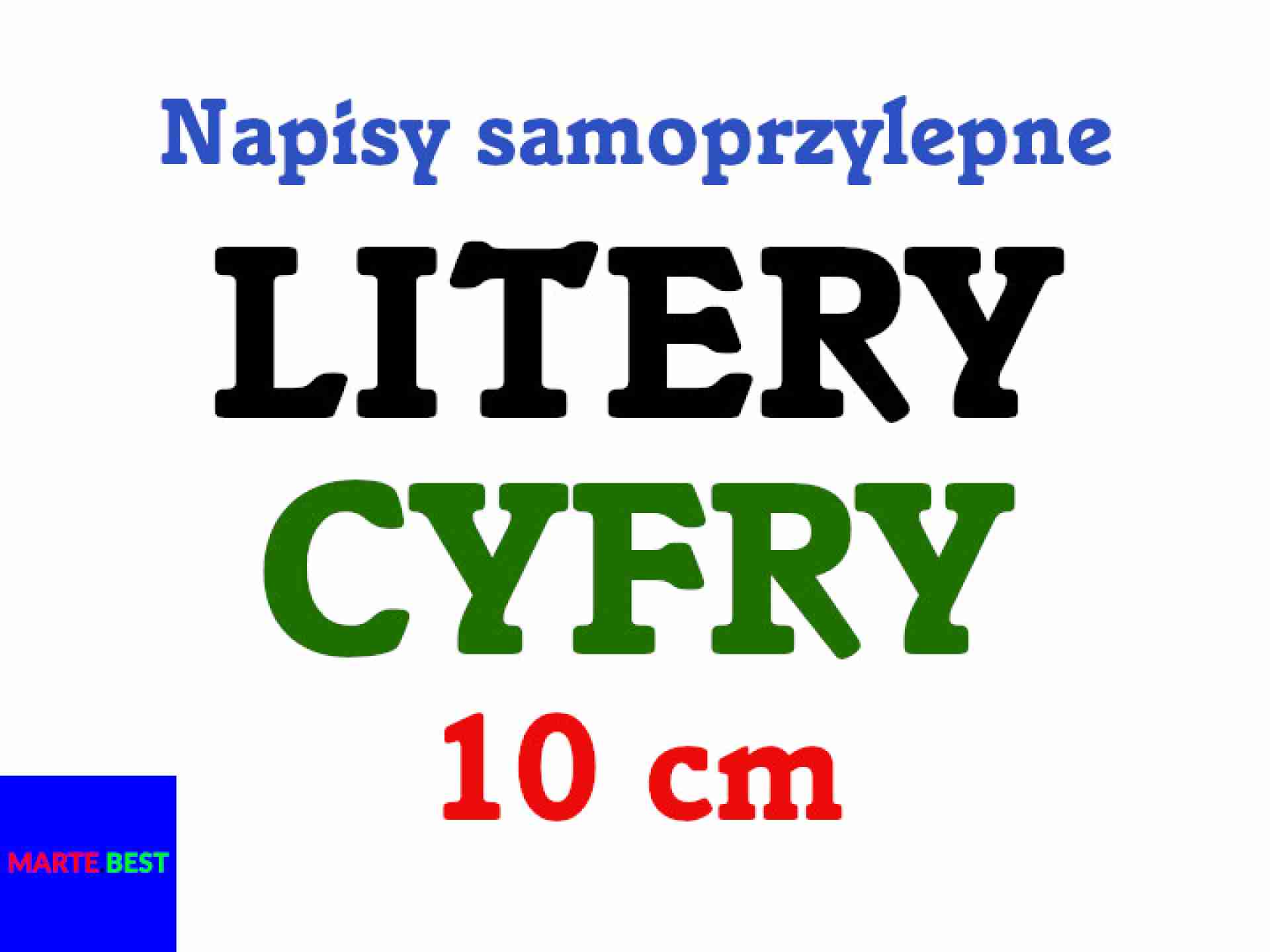 Litery samoprzylepne. Wycinanie liter. Reklama.