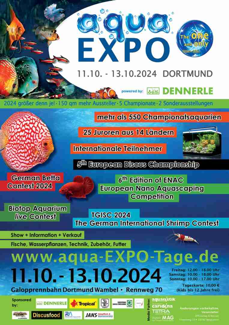 Aqua Expo Dortmund 11.10 - 13.10 2024 AD